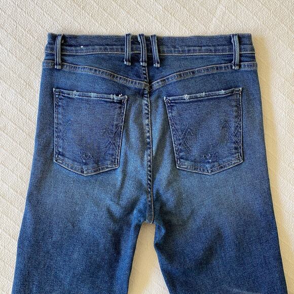 McGuire Valletta Straight Jeans Step Hem Button Fly Anthropologie Medium Wash 29 - Picture 14 of 15